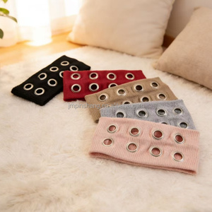 Meilleures ventes : Bandeau élastique pour <span class=keywords><strong>cheveux</strong></span> en tissu ajouré, style punk rock rétro, <span class=keywords><strong>avec</strong></span> anneau métallique, pour le yoga, le spa et le lavage du visage, pour femme - Product Image 3