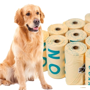Oem nhà máy của sang trọng thân thiện với môi Dog poop Túi pbat + PLA + Tinh bột ngô Leak-proof phân hủy sinh học compostable phân hủy chất thải vật nuôi - Product Image 3