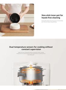 Olla <span class=keywords><strong>Arrocera</strong></span> Multifuncional <span class=keywords><strong>Xiaomi</strong></span> de 1.5L, <span class=keywords><strong>Mini</strong></span> Olla <span class=keywords><strong>Arrocera</strong></span> Inteligente, Olla <span class=keywords><strong>Arrocera</strong></span> Eléctrica para Uso en el Hogar y la Oficina - Product Image 4