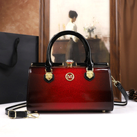 Tas Selempang Wanita Portabel Model Baru 2025, Gaya Retro, Bahan PU, Hiasan Berlian Imitasi, Kapasitas 2-2.9L