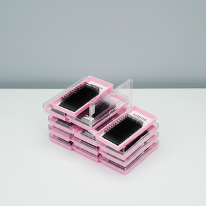 Bandejas de Pestañas de Terciopelo de Cachemira Negro Mate a Precio de Fábrica, Venta al por Mayor, Pestañas Postizas Esponjosas con las Mejores Reseñas - Product Image 1