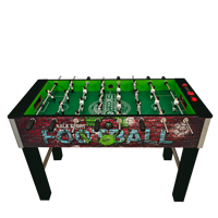 Table de football de haute qualité en MDF de 4,6 pieds, jeu de sport d'intérieur, certifiée EN71/ASTM/RoHS, personnalisable pour unisexe, vente chaude