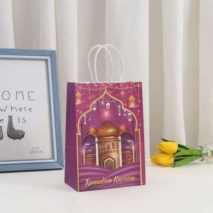 Chengrui New Moon Festival Cartoon Star Gift <b>Bag</b> Classic Style Kraft Material for Candy Birthday Castle Souvenir Wholesale - Product Image 4