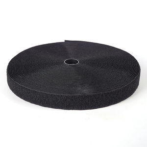 Wholesale Fabric Fastening Sew on <strong>Hook</strong> <strong>and</strong> <strong>Loop</strong> Tape Eco-Friendly Elastic Strong Grip Fasteners 25meters/roll 30mm*25M - Product Image 2