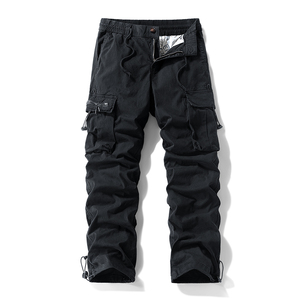 <span class=keywords><strong>Pantaloni</strong></span> Cargo Casual da uomo personalizzati <span class=keywords><strong>con</strong></span> polsini <span class=keywords><strong>con</strong></span> coulisse in vita regolabile per escursioni all'aperto in campeggio - Product Image 6