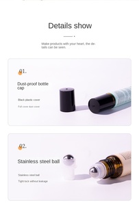 Giá bán buôn tự nhiên 10ml con lăn tinh dầu cổ vai đau cơ bắp thư giãn Spa mặt & cơ thể các loại dầu massage - Product Image 6