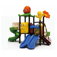 Toboggan en plastique et acier pour enfants, équipement de jeux extérieur pour parcs d'attractions, jeux de plein air pour l'Amérique du Sud et l'Europe