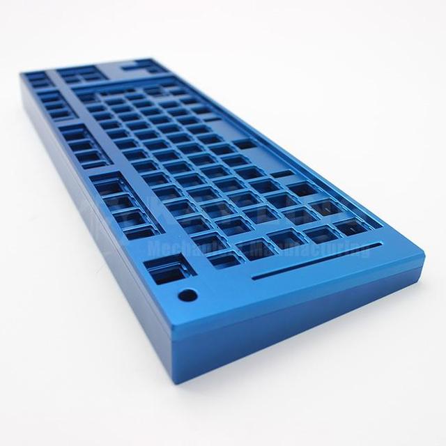 Custom Best Price Keyboard by CNC Machining Factory CNC Keyboard case Prototype Anodizing Mechanical Aluminium Keyboard Cnc