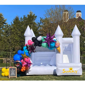 <span class=keywords><strong>Castillo</strong></span> Inflable Azul Pastel con Tobogán, Combinación de <span class=keywords><strong>Castillo</strong></span> Inflable para Fiestas, Bodas, Princesas, <span class=keywords><strong>Fortaleza</strong></span> de Saltos - Product Image 1