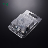 Boîte à clapet en plastique PET transparent personnalisé et en stock pour leurre de pêche méné et gabarit Solution d'emballage personnalisable
