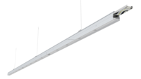 Système d'éclairage linéaire LED avec module d'éclairage, module de prise, rail de guidage, cache-câble, panneau de sortie de secours, module de capteur, idéal pour les supermarchés