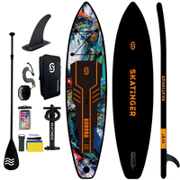 Planche de paddle gonflable double couche en PVC + Drop Stitch + EVA pour lacs et rivières – Vente en gros directe usine Chine