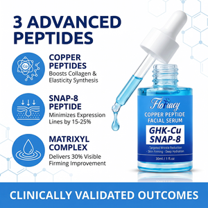 Sérum facial anti-âge GHK-Cu Blue Copper Peptide <span class=keywords><strong>Matrixyl</strong></span> SNAP-8, stimulant le collagène, pour les rides, OEM ODM, marque privée - Product Image 3