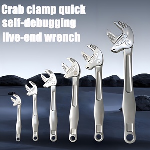 Kunci pas dapat disesuaikan cakar kepiting langsung pabrik kunci pas dapat disesuaikan bukaan besar Ratchet adaptif cepat Multifungsi - Product Image 2