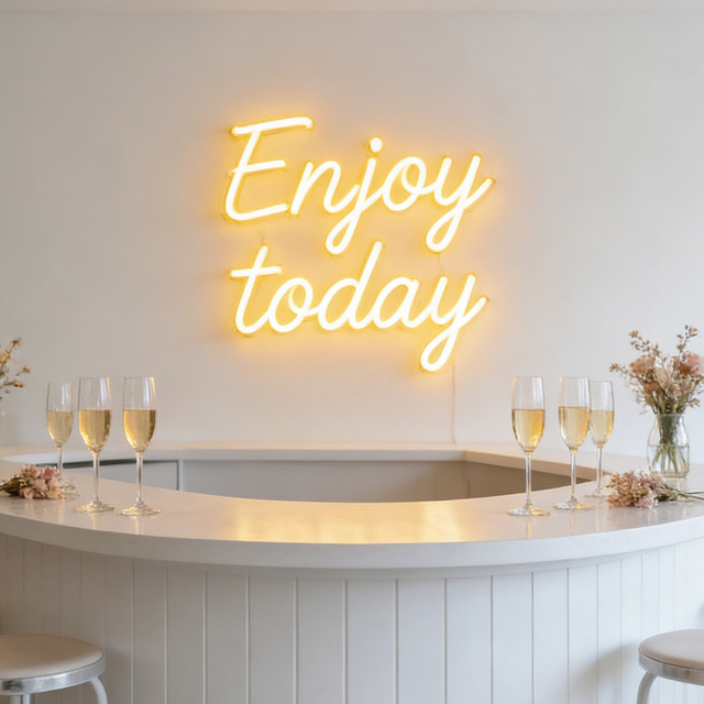 Flexible LED Neon Light Sign | 12V Safe Low-Voltage | Indoor Ambient Decor | Commercial & Home Use Compatible
