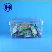 Conteneur en plastique PET transparent de qualité alimentaire pour bonbons, biscuits, gâteaux, fruits frais, desserts, emballage OEM ODM, fournisseur personnalisé, sans BPA