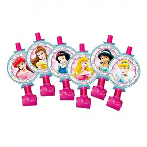 Soffiatori Disney Princess Party, 6 Pezzi, Rosa, per Feste di Compleanno per Bambini - Product Image 2