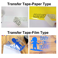Película de Transferencia de Material de Papel al por Mayor de Fábrica, Película de Transferencia para Plotter de Corte de Color, Película de Vinilo para Aplicación