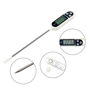 Lonnmeter dijital mutfak barbekü barbekü gıda et pişirme için paslanmaz çelik prob termometreler su geçirmez termometre - Product Image 5