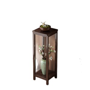 Solid Wood Flower Stand 2 Tier Rectangle Durable Indoor Storage <b>Rack</b> For Living Room Balcony Plant <b>Shelf</b> - Product Image 5