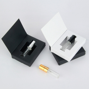 SUMEEAR 3ml Clear Glass Flat Sample Perfume Spray Bottle Screen Printed Gift Box <strong>Refillable</strong> Atomizer <strong>Reed</strong> <strong>Diffuser</strong> <strong>for</strong> Fragrance - Product Image 5