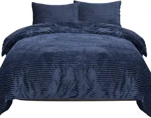 ベッドカバーセット寝具4個安全で耐久性のある柔らかくふわふわ高級掛け布団中国製
