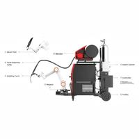 Station de travail de soudage mobile 3kg 5kg 10kg Chariot de robot de soudage laser MIG TIG collaboratif