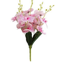 Meilleur vendeur PT-PH014 fleur artificielle papillon orchidée décoration de la maison vraie touche en pot Phalaenopsis fabricant