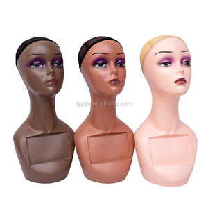 Wholesale in Stock Female <strong>Mannequin</strong> Manikin <strong>Head</strong> Model Wig Display <strong>Mannequin</strong> <strong>Head</strong> for Wigs Scarf Glasses Hat Cap Display Stand - Product Image 2