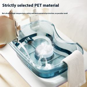 نوع الاستلقاء المسطح المنزلي الشامبو المنزلي قطعة أثرية للنساء الحوامل المسنين رعاية الأم على شكل القمر للمرضى - Product Image 3