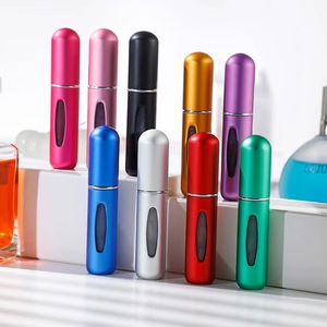 Mini <span class=keywords><strong>Vaporisateur</strong></span> de <span class=keywords><strong>Parfum</strong></span> 5 ml Rechargeable Portable de <span class=keywords><strong>Voyage</strong></span> en Aluminium Vide pour Huile <span class=keywords><strong>Parfum</strong></span>ée, Modèle 001 Sérigraphié - Product Image 1