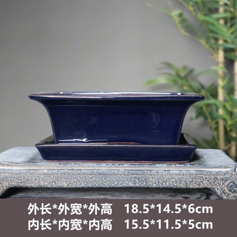 Blu scuro con vassoio