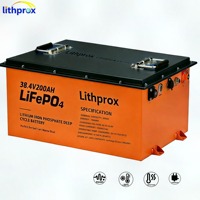 Batería Plegable para Silla de Ruedas de Grado Automotriz LiFePO4 38.4V 200AH, Larga Vida Útil, Alta Potencia para Scooter de Movilidad, UN38.3 CE