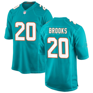 Maillots de football américain personnalisés 2026 Aqua Miami – Tenues brodées pour jeunes avec logos – Vêtements de sport - Product Image 4