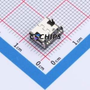 HYCW498-USBC16-735B USB Connector SMD Connector ( Connector Type: Type-C )( Gender: Female )( Mounting Type: Horizontal Mount ) - Product Image 2