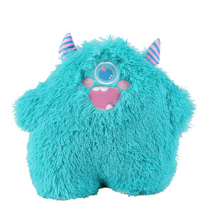Peluche de Monstruo Verde de Pelo Largo, Adorable y Divertido, Almohada para Dormir, Muñeco de Dibujos Animados, Regalo Unisex, ODM, Algodón PP, Infantil - Product Image 2
