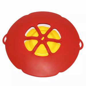Couvercle en silicone anti-débordement de <span class=keywords><strong>26</strong></span> <span class=keywords><strong>cm</strong></span>, résistant aux hautes températures, anti-éclaboussures et anti-poussière pour casseroles et ustensiles de cuisine - Vente en gros - Product Image 4