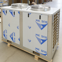 Unidad de Condensación Tipo U de Acero Inoxidable OEM Personalizada, Unidad de Compresor Scroll Copeland ZFI para Equipos de Refrigeración de Cámaras Frigoríficas a -25°C