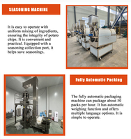 Équipement de fabrication de chips fraîches CE 100-500 kg/h, machine à fabriquer des frites de pommes de terre frites, des frites surgelées