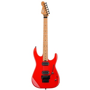 Guitarra Eléctrica Profesional con Cuerpo de Aliso, Mástil de Arce Flameado Tostado, Trastes de Acero Inoxidable, Trémolo Floyd Rose y Pastillas Alnico II - Product Image 1