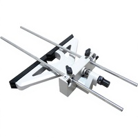 Adaptateur de rail de guidage en aluminium et plastique pour micro-réglage de table de guidage, plage d'ajustement 25 mm 297-350 mm pour le travail du bois