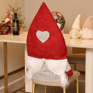 Nuove Decorazioni Natalizie Creative: Coprisedia Scandinavo a Tema Foresta e Persone, Accessori per Arredamento Casa - Product Image 3