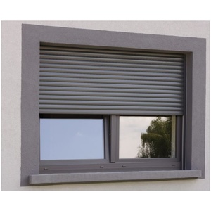 Volets roulants horizontaux à suspension en verre trempé à cadre fin en alliage d'aluminium à fenêtre simple en verre de conception moderne - Product Image 3