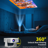 LONNST X3 Projecteur LED 150 Lumens 2mm Audio 1280*720P Pixels USB Mini Projecteur Home Media Player Lcd Project