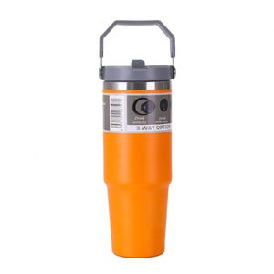 Gobelets isothermes en acier inoxydable de 20 oz et 30 oz prêts à être expédiés, avec couvercle, double paroi, mug de voyage, thermos - Product Image 1