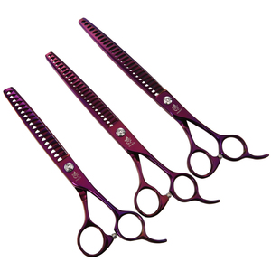 Fenice JP440C steel 7 inch 7.5 inch professional pet grooming scissors pet dog cat - Product Image 1