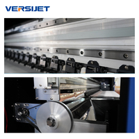 Versijet 1.9m Printer Inkjet Sublimasi Baru Industrial 8*i3200 Printhead Printer Label Kain Tekstil Roll Transfer Panas