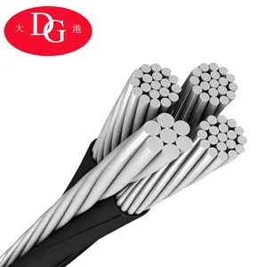 Power Transmission Line Aerial Bundle Cable Aluminum Conductor Service Drop Wire/ABC Cable 25mm2