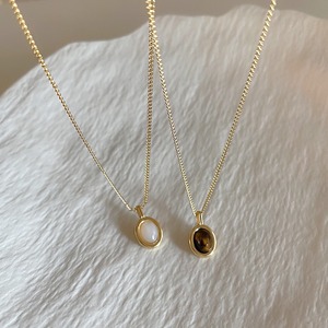 French Retro Opal Shell Pendant Necklace Women's Niche Simple <strong>High</strong>-<strong>end</strong> Light Luxury Collarbone Chain <strong>Jewelry</strong> - Product Image 1