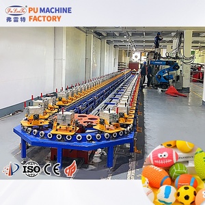 Equipo de Línea de Producción Totalmente Automática Personalizado para la Fabricación de Pelotas de Poliuretano, Máquina de Llenado de Espuma Suave de Alta Presión - Product Image 2